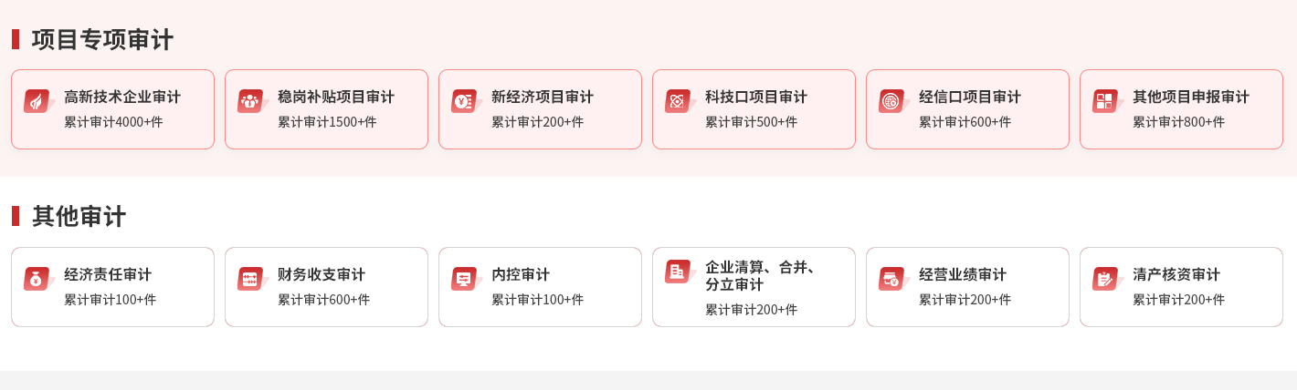 銳創(chuàng)社政策項目專項審計產品
