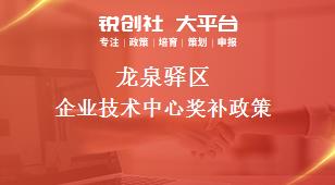 龍泉驛區(qū)企業(yè)技術(shù)中心相關(guān)配套獎補政策