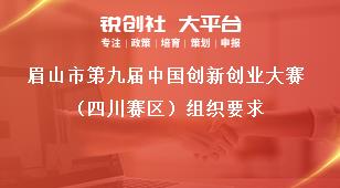 眉山市第九屆中國創(chuàng)新創(chuàng)業(yè)大賽（四川賽區(qū)）組織要求獎補政策