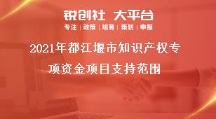 2021年都江堰市知識產權專項資金項目支持范圍獎補政策