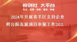 2024年開展青羊區支持企業跨臺階發展項目申報工作2022年期間獎勵項目申報要求獎補政策