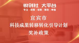 宜賓市科技成果轉(zhuǎn)移轉(zhuǎn)化引導(dǎo)計(jì)劃相關(guān)配套獎(jiǎng)補(bǔ)政策